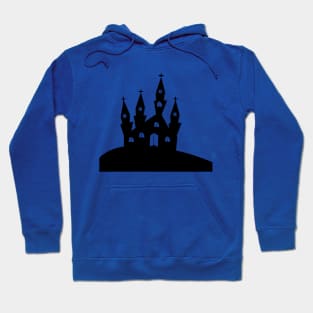 Church Cross Hill Landscape Silhouette Halloween Hoodie